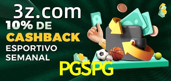 10% de bônus de cashback na PGSPG